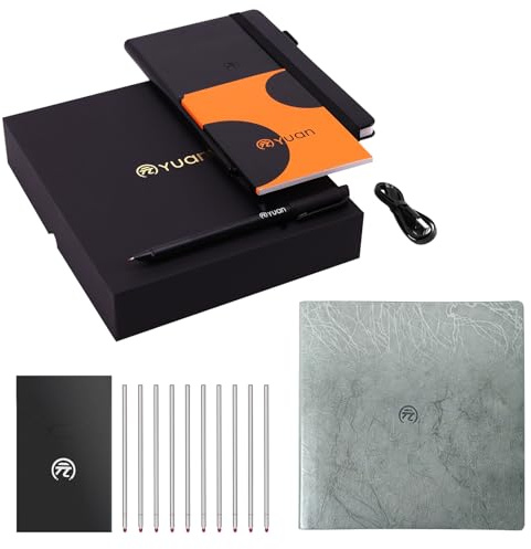Smartpen Writing Set and Notebook and Pen Refilll, Digital Smart pens for Note Taking, Real-time Sync for Digitizing, Storing, and Sharing Paper Notes, Compatible with ipad, iPhone and Android Smartph