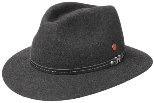 Mayser Mathis Trekkinghut Traveller Wollfilzhut Ledergarnitur Made in EU Damen Sommer Winter