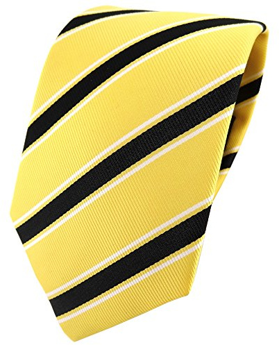 TigerTie Designer Krawatte in gestreift gemustert - Krawattenbreite 8 cm