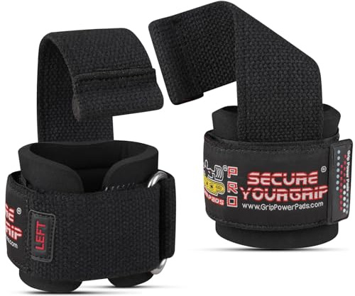 2 Pack Neoprene Padded Wrist Straps for Bodybuilding, Bodybuilding, Gymnastics, Wrist