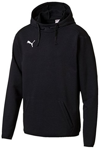 PUMA Liga Casuals Hoody, Felpa con Cappuccio Uomo, Nero Black White), XXL