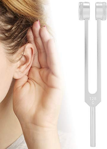 128-Hz-Stimmgabel, Stimmgabelinstrument mit festen Gewichten Bietet einen präzisen Frequenzgang zur Abstimmung des Vibrationstherapie-Tools