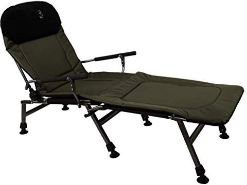 Carp Angelstuhl Campingstuhl FK5 + POD Stuhl Deluxe Karpfen Angler Campingstuhl Fußstütze spezielle Kopfstütze