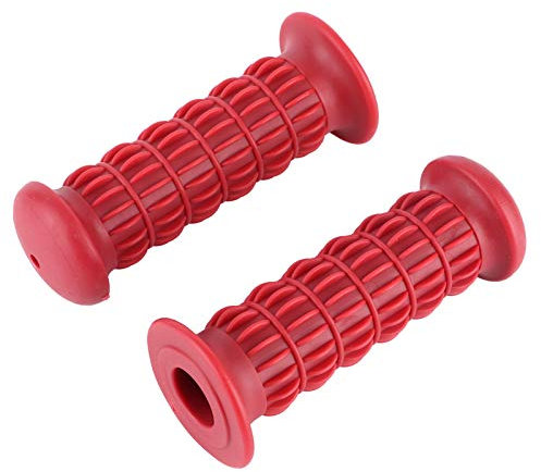 ramox Universal 25-28 mm Motorrad Gummi Handgriff Motorradgriff Motorrad Lenker(rot)