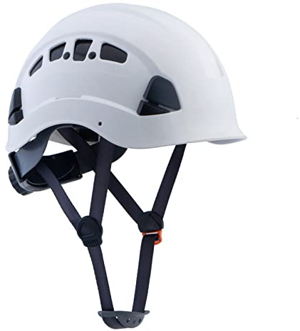 UNINOVA Safety Hard Hat - ANSI Z89.1 Approved Helmet Adjustable - 6-Point Suspension & OSHA Hardhats Vented,Class C Safety Helmet Construction Work (A1 White)
