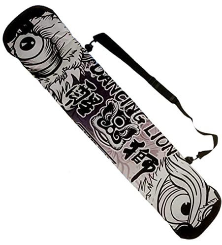 WEALTHY73 Snowboardtasche Snowboard-Skitasche SBR Elastisches Tauchmaterial Verdickte Verschleißfeste wasserdichte Einzelschulter-Aufbewahrungstasche, Lion,135CM