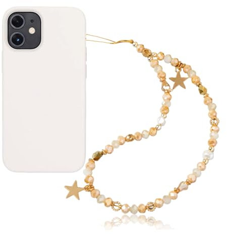 CMUYKIBU Handy-Lanyard, böhmische Telefonkette, Anti-verlorene Handykette, Kristall-Anti-verlorener Handy-Fall-Anhänger-Anhänger