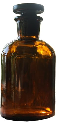 Generisch Apothekerflasche 125 ml, Enghals, Braunglas (6er Pack)