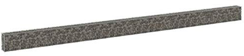 SECOLI Gabbioni Metallici Gabbione per Sassi Gabbione in Rete Metallica in Acciaio Zincato 900x30x50 cm