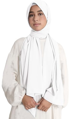 Lina & Lily Damen Hijab Kopftuch Schal aus Medina-Seide