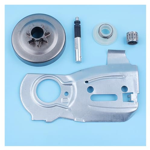 5pcs Frizione Tamburo Pompa Olio Piastra Kit Ingranaggi A Vite Senza Fine for Husqvarna 340 345 350 Rep 503875701 for Motosierra Gasolina motoseghe Utensili elettrici