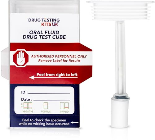 Saliva Multi Drug & Alcohol Test Kit – 10 test in 1, kit di test rapido per uso domestico – MHRA, CE registrato, test di rilevamento di sostanze ad alta sensibilità – Risultati in 10 minuti
