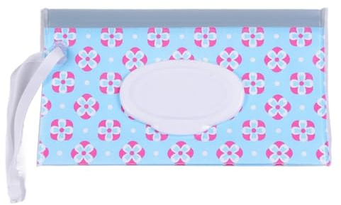 Porta salviettine umidificate per bambini, resistente all'acqua, contenitore riutilizzabile per salviettine, porta salviettine per bagno, portatile, design in stile bohémien per bambini