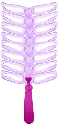 NEW High-end 8 In 1 Reusable Eyebrow Stencil Beauty Brow Stamp Grooming Makeup Eyebrows Definition Card Brow K2H9 Shape Template