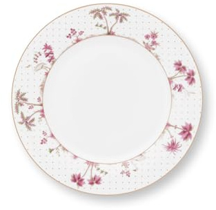 Pip Studio Jolie Dots Gold Pink Speiseteller 26.5cm