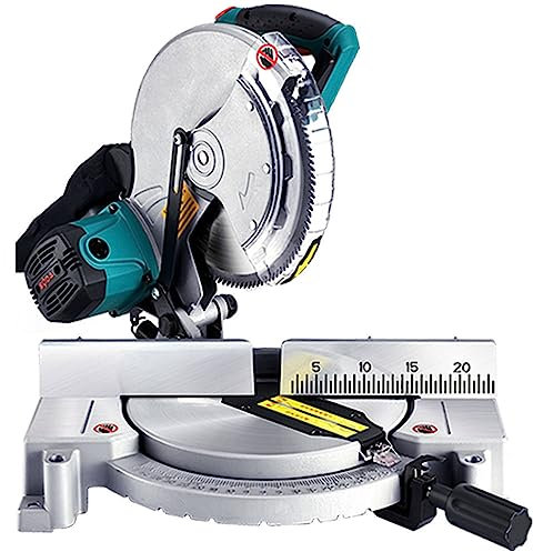 Crosscut Saw for Wood, Aluminium, Steel, Plastic, Copper | 2200W with 2 speeds | 90mm Cutting Height | 300mm Length | Miter Saw Ø255mm Blade