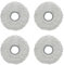 Rechange Serpillières Compatible avec Dreame L10 L20 L30 L40 X30 X40 X50 Ultra/ L10S Pro/ L10S Ultra/ L10S Pro Ultra/ L10 Prime, pour Roborock Qrevo Serie/Saros 10R, pour Mova E30 P50 Ultra (4 Pack)