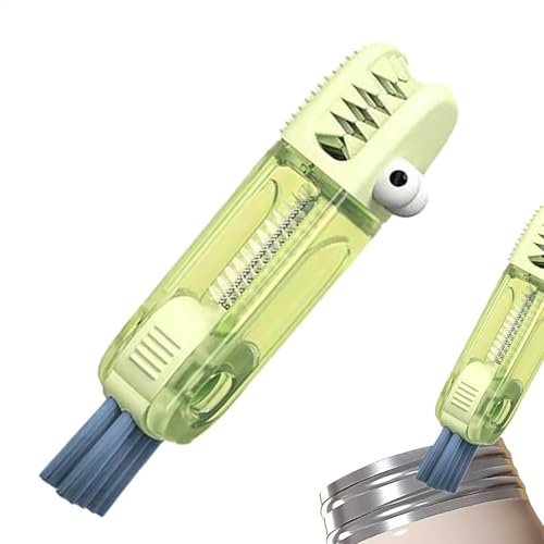 Cepillo de Limpieza para Botellas de Agua, Pincel de Limpieza de Tapa