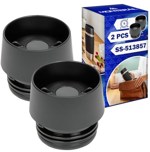 2 Pièces Couvercles Mug Thermos SS-513857 pour Emsa pour Tefal | Travel Mug Couvercles 0.36 Litres et 0.5 Litres - Garantie de 10 Ans - MONTERAL