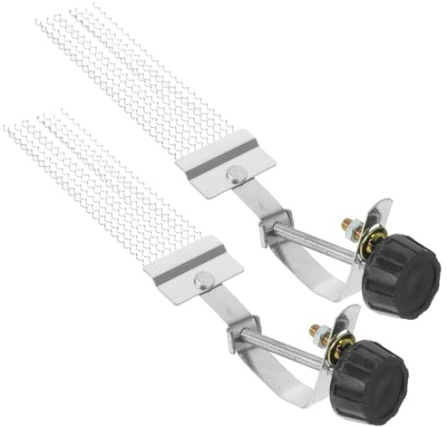 FUNOMOCYA Tambor Placas Anti-estrangulamiento Diseño y Espiral en Alambre Caja de Hierro 2 Piezas para Percusión Estable y Respuesta Rápida