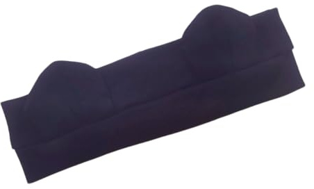 Whakano 1 turban avec oreilles d'ours pour bébé - Bandeau en coton doux - Bandeau élastique - Pour nouveau-né et fille - Accessoire pour cheveux - Noir