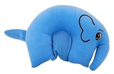 Mustard Seed Pillow Blue Color and Elephant Shape Pillow.