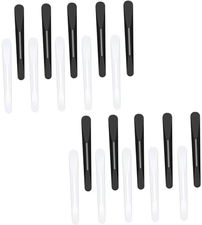 NOLITOY Espátulas Herramienta para Aplicar Crema y Mezclar Cosméticos para 30 Mascarilla Facial de Plástico Pp de 10.8cm Fácil de Limpiar y Uso Profesional Color Aleatorio