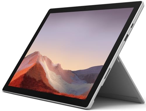 Microsoft Surface Pro 7 12 Zoll Touch Display Intel Core i5 1035G4 256GB SSD Festplatte 16GB Speicher Windows 11 Pro Tablet inkl. Type Cover Tastatur (Generalüberholt)