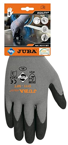 Juba agility - Guante nylon nitrilo foam palma talla 8