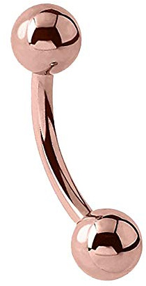 eeddoo Piercing Banane Rosegold Edelstahl