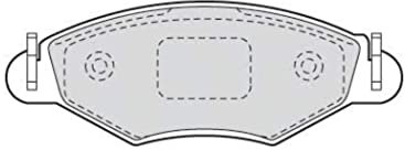 VALEO - Plaquettes de frein First - 301461 - Jeu de 4 plaquettes - Essieu avant - Entièrement équipés avec accessoires montés