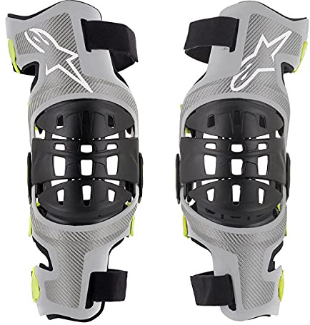 Alpinestars Bionic-7 Protezioni ginocchio, nero/grigio, L