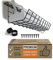 Scanfield Organizador Cables Escritorio, Bandeja Organizador Escritorio con Flujo de Aire, Bandeja Cables para Escritorios Robusto y Espacioso, Fácil de Instalar, Estante Modular para Ordenar Cables