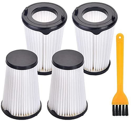 SDFSA 4-delat filter kompatibelt med AEG Ergorapido dammsugare, HEPA-filter ersättning för AEG CX7-2 Ergorapido dammsugare, inkluderar 1 rengöringsborste del AEF150