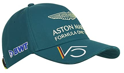 F1 Aston Martin Cognizant Team Sebastian Vettel Driver Cap Bambino Taglia Verde Merchandise Ufficiale, verde, S/L