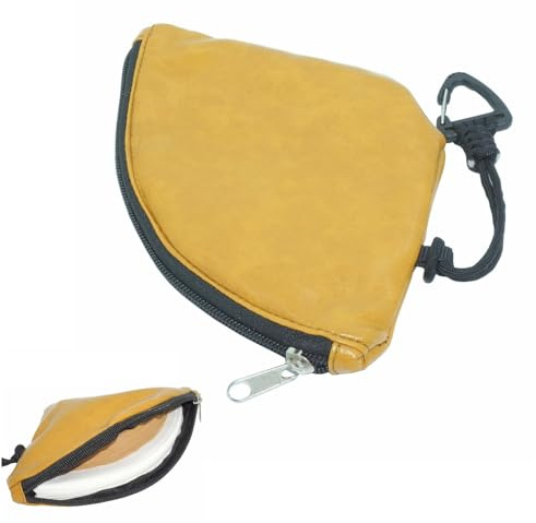 MetByan Coffee Filter Paper Holder Storage Bag for Cone-shaped V60 Filter Papers Travel Carrying Waterproof Bag with Hanging Hook for Camping Trips Cafe Bar Home Kitchen