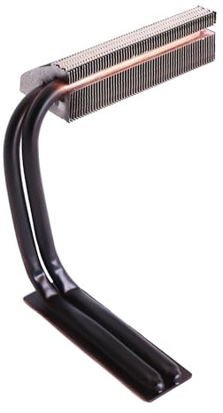 M.2 2280 SSD Doppelseitiger Kühler mit 14,8 W/mK wärmeleitenden Silikonpads, 2 x 6 mm Kupferrohre zur Kühlung, DIY-SSD-Kühler, weniger als 45 °C Grad Celsius