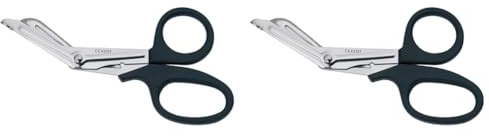 First Aid Only Erste-Hilfe-Schere 17.5 Cm, Mit Kunststoffgriff, Schwarz (Packung mit 2)