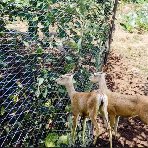 Oracra Vogelschutznetz Erntepflanzen Gitternetz für Hirschhörnchen, Extra Großes Geflügelnetz für Hühnerkoop, Professionelles Vogelzäune -Netz für Gartengarten (Size : 7x15m/23x49ft)