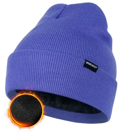 Wmcaps Klassische Mütze Herren Damen, Wintermütze mit Warm Fleecefutter | Klassische Modelle, Dehnbares Warmes Acrylmaterial, Versatile All-Day, für Winter & Outdoor, Geschenk für Männer Frauen