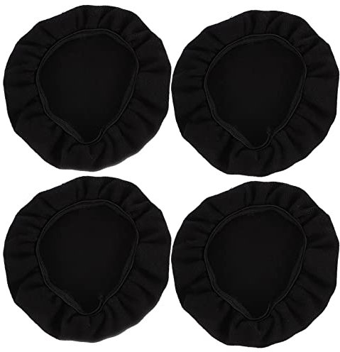 Housoutil 4pezzi Copri-auricolari in Cotone Elasticizzate Per Protezione Cuffie Assorbono Sudore e Impediscono Polvere Grandi