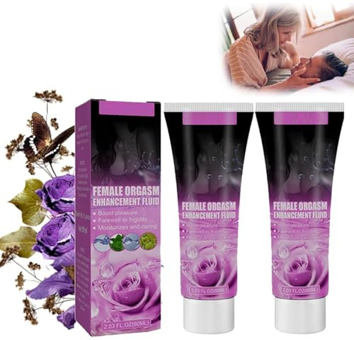 Intense Fast Orgasmic Gel - Fast-Acting Pleasure Gel for Couples, Enhances Sensation & Intimacy - Sensual Arousal Enhancer for Women, Natural & Safe Formula for Women & Men (2pcs)