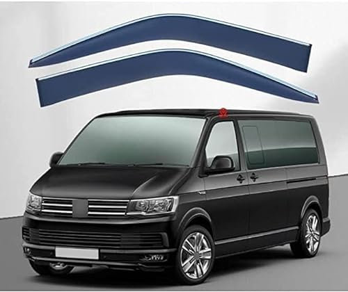 CaoYH Windabweiser Passend Für VW Multivan T5 T6 2003-2021 Autofenster Regenschutz Regenabweiser Deflektoren Regenabweiser Integrierte Deflektoren