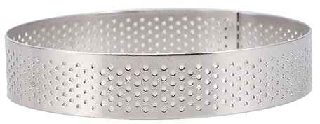 CIYODO Molde Redondo De Acero Inoxidable Tartas Anillo De Pastel Agujero Herramienta De Repostería Para Mousse y Hornear Casa