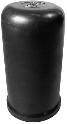 BOUCHON PLASTIQUE - Lot de 10 pcs - Cache-écrous longs M20 pour clé de 30 mm - Compatible contre écrou et tige filetée - H82 mm - protection rondelle à la base jusqu'à 37 mm - en LDPE noir robuste