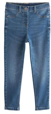 NEXT Fille Jegging Stretch Longueur Standard Bleu Moyen 9 Ans