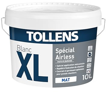 Tollens Peinture intérieure spéciale plafond XL Mat - 10L - Blanc = 120m2