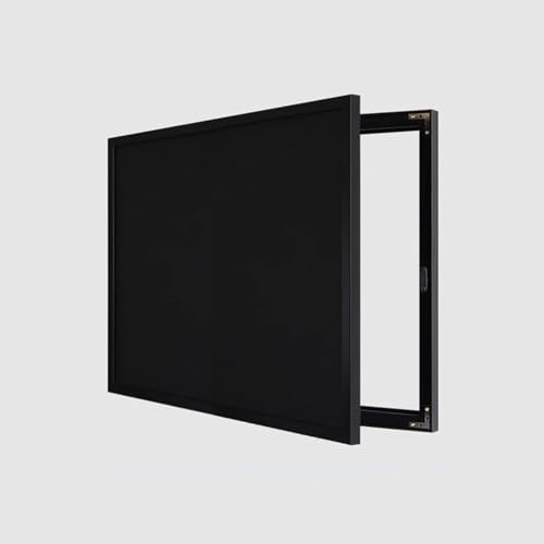 Vibeo Cache Compteur Electrique Tableau Magnétique pour Tableau Électrique, Peinture Murale pour Cache-boîte à Fusibles, Dissimulation du Panneau de Disjoncteurs Intérieur(Black A,20x16in/50x40cm)