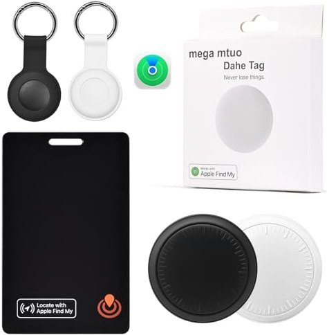 Air Tracker Tags-2 Pack and findsler tracking card Thin Bluetooth Card Tracker Works with Apple Find My App (iOS Only) Wallet & Luggage Locator for Keys Backpack Suitcases