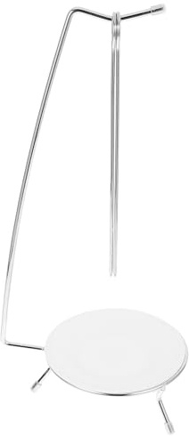 Toyvian Support Suspendre pour Brochettes en Acier Inoxydable 36 CM Porte-Brochettes pour Barbecue Vertical Kebab